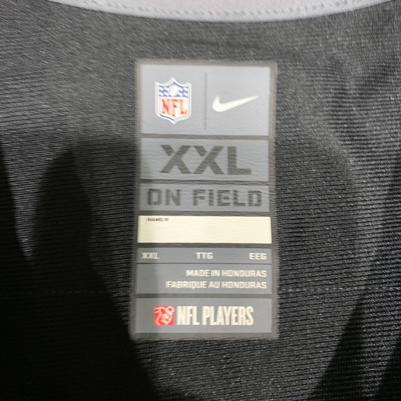 Nike Elijah Moore #8 New York Jets NFL Jersey Men's XXL Black Green - Picture 4 of 10